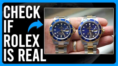 how do you know if a rolex watch is real|check my rolex serial number.